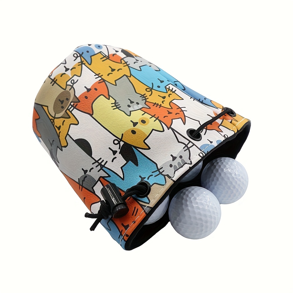 Golf Equipment Drawing - 1pc Golf Ball mini Bag, Cute