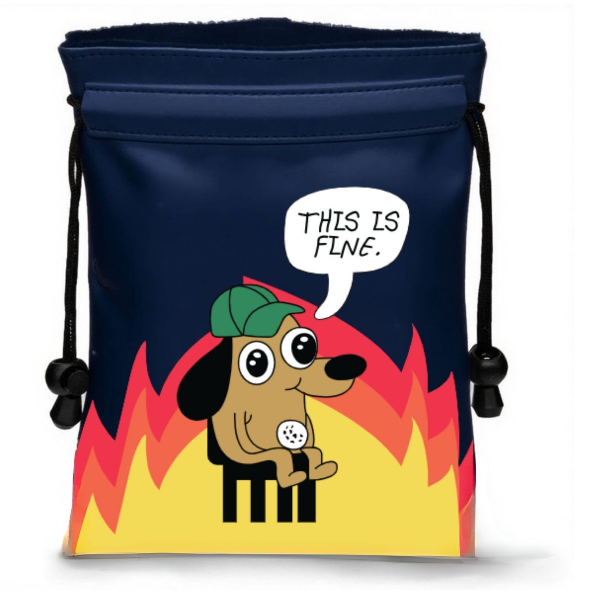 Golf Equipment Drawing - Funny Golf Valuables Pouch THIS IS