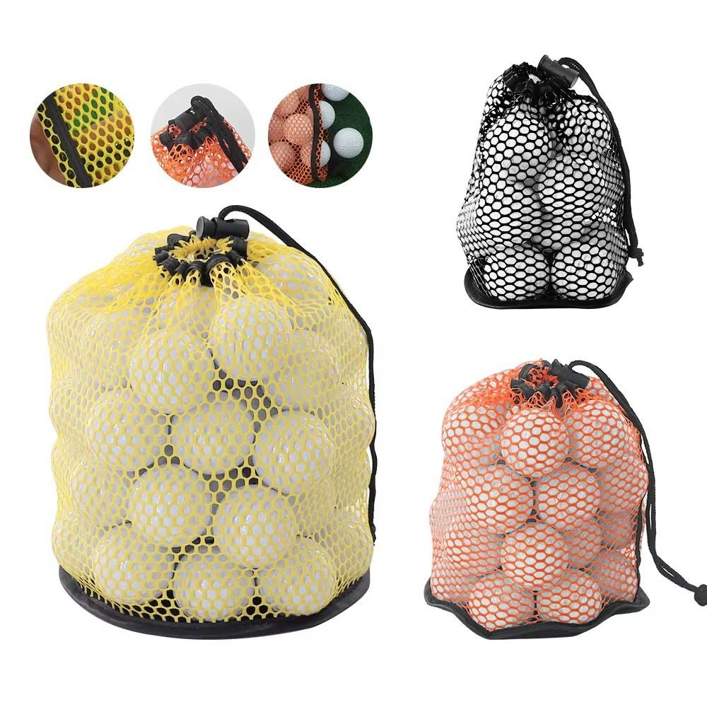 Golf Equipment Drawing - Drawstring Pouch Golf Ball Bag Hold