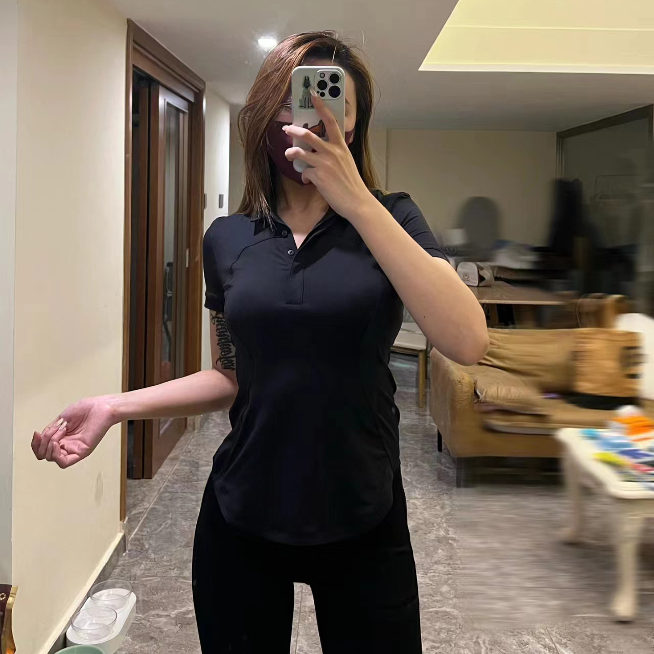 Golf Equipment Women - LULU FLORA Women's POLO shirt tennis