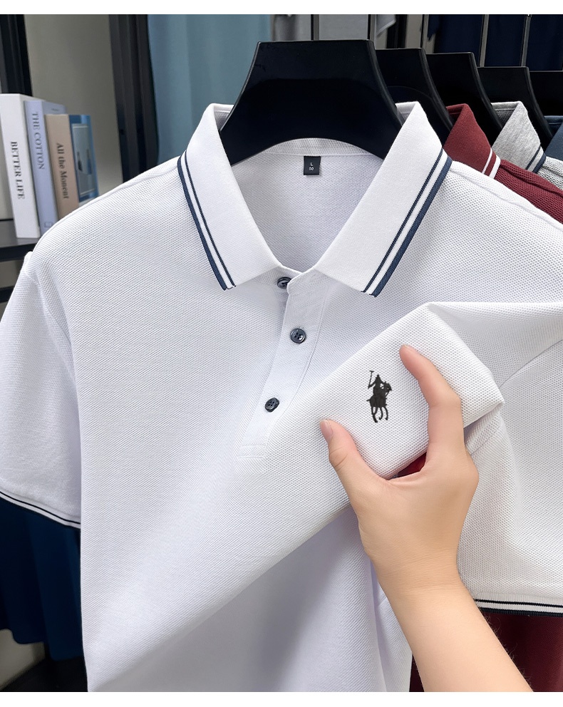Golf Equipment Logo - Men's Pony Logo Polo Shirt, Twin