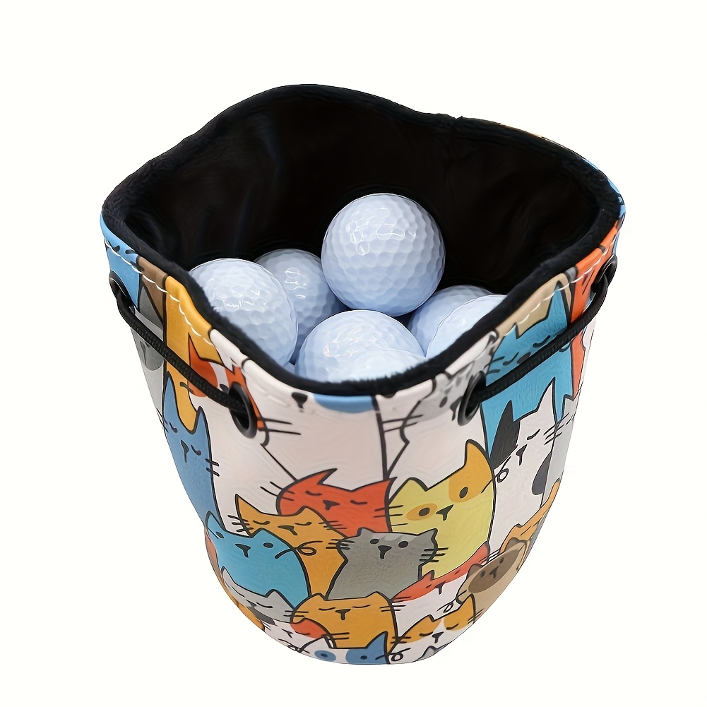 1pc Golf Ball mini Bag, Cute C - Golf Equipment Drawing のレビューと価格