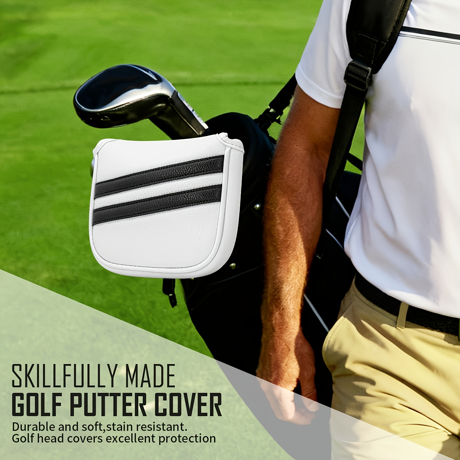 1pc Double Bar Stripes Style G - Golf Equipment Storage のレビューと価格