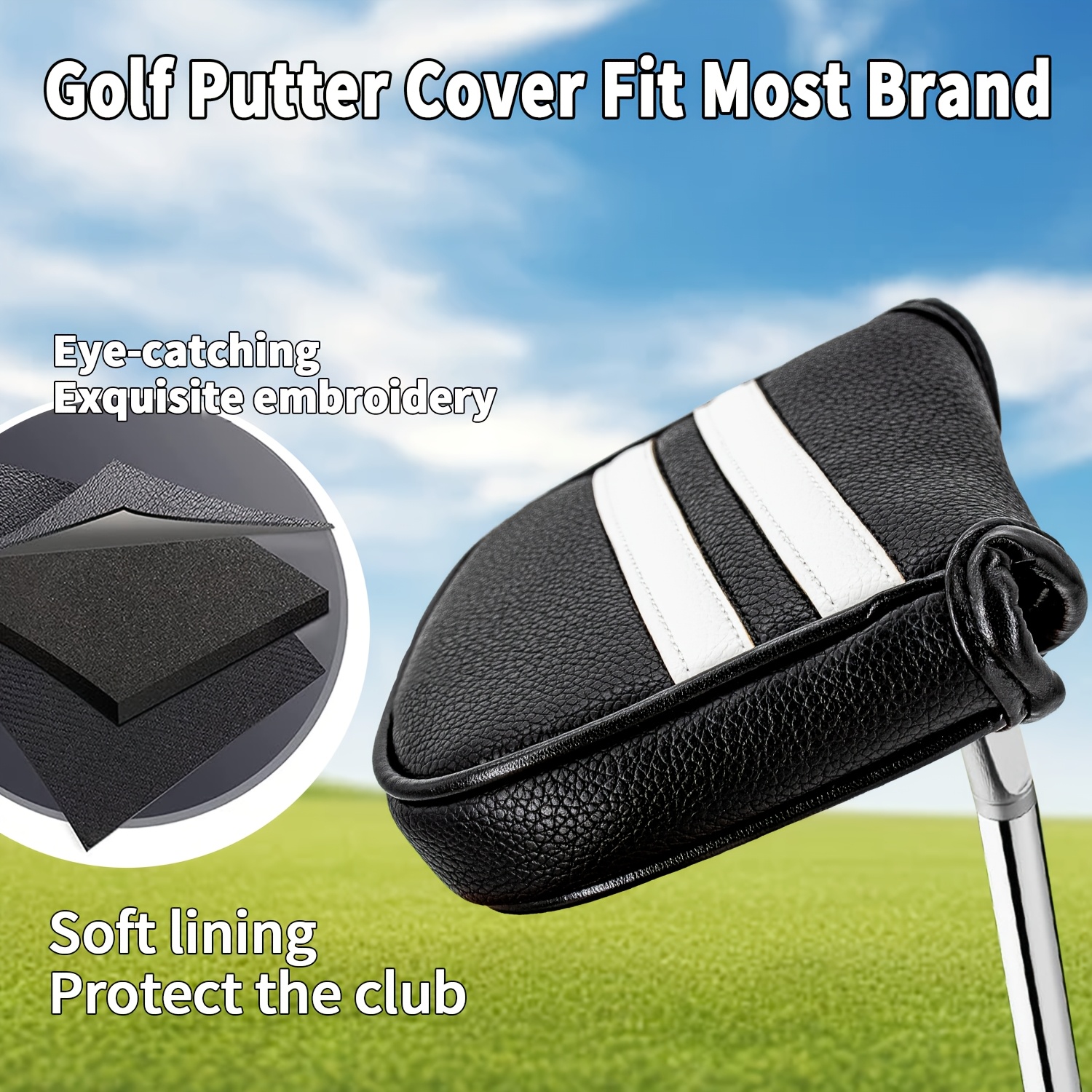 1pc Double Bar Stripes Style G - Golf Equipment Storage のレビューと価格