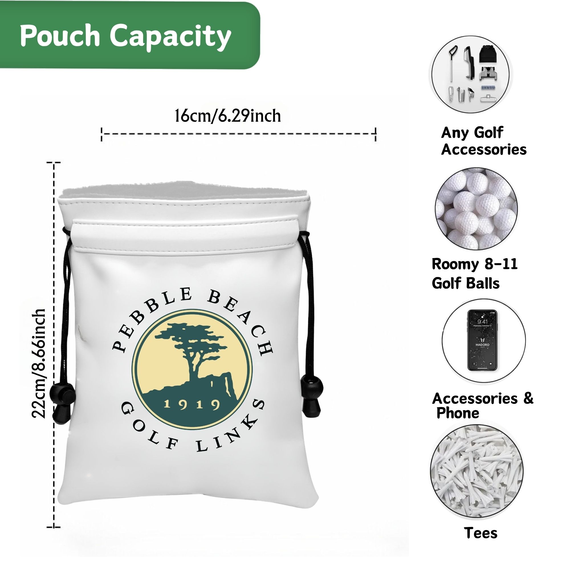 Crown Golf valuable item bag,  - Golf Equipment Drawing のレビューと価格