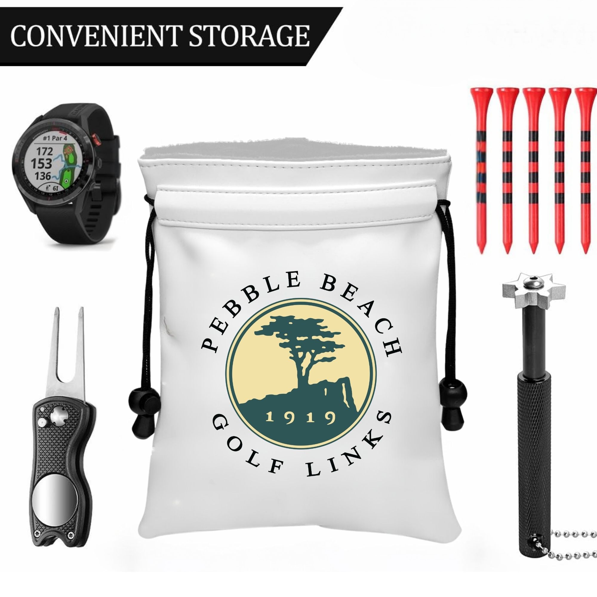 Crown Golf valuable item bag,  - Golf Equipment Drawing のレビューと価格