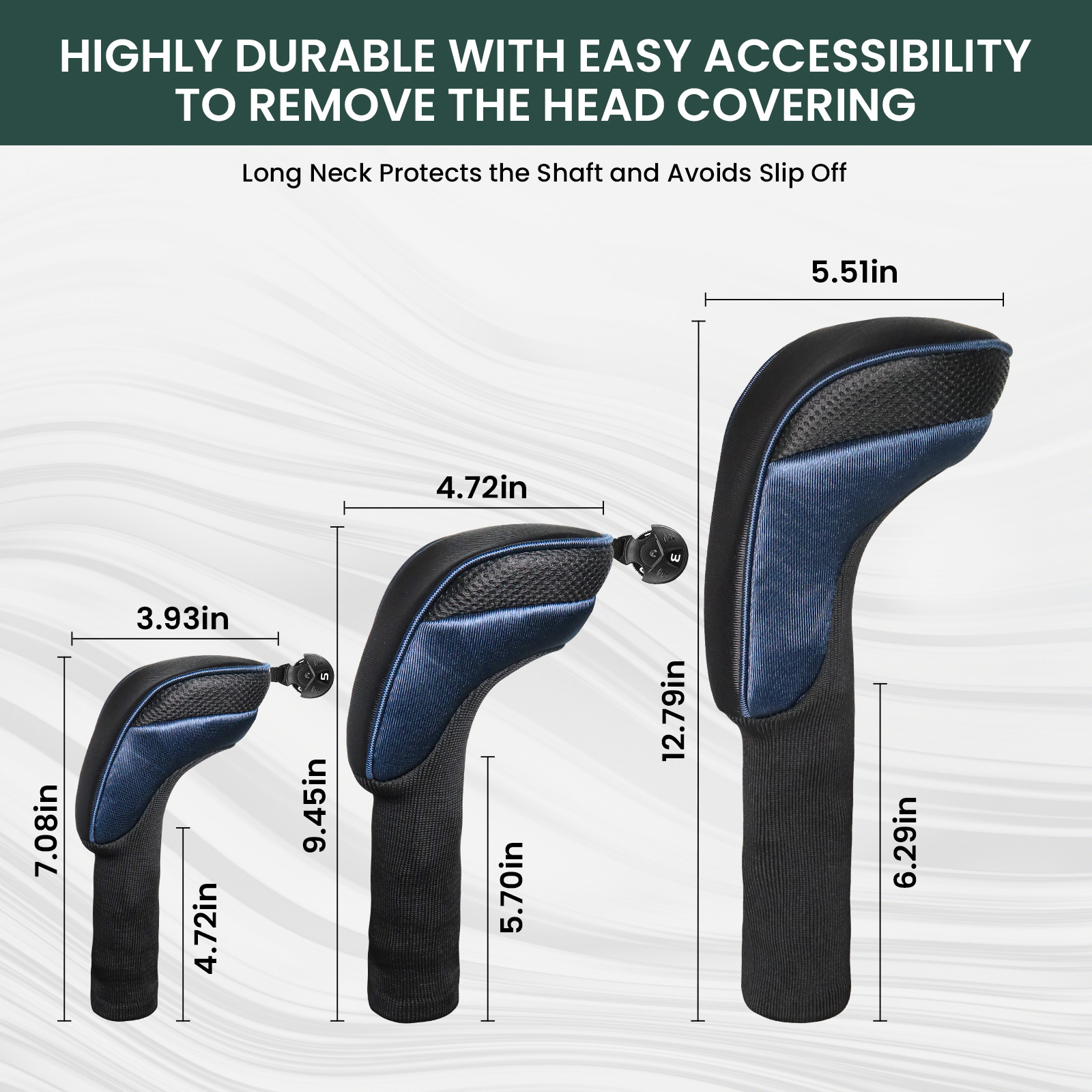 5pcs Golf Club Head Covers for - Golf Equipment Storage のレビューと価格