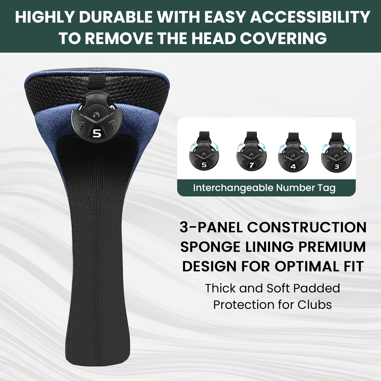 5pcs Golf Club Head Covers for - Golf Equipment Storage のレビューと価格