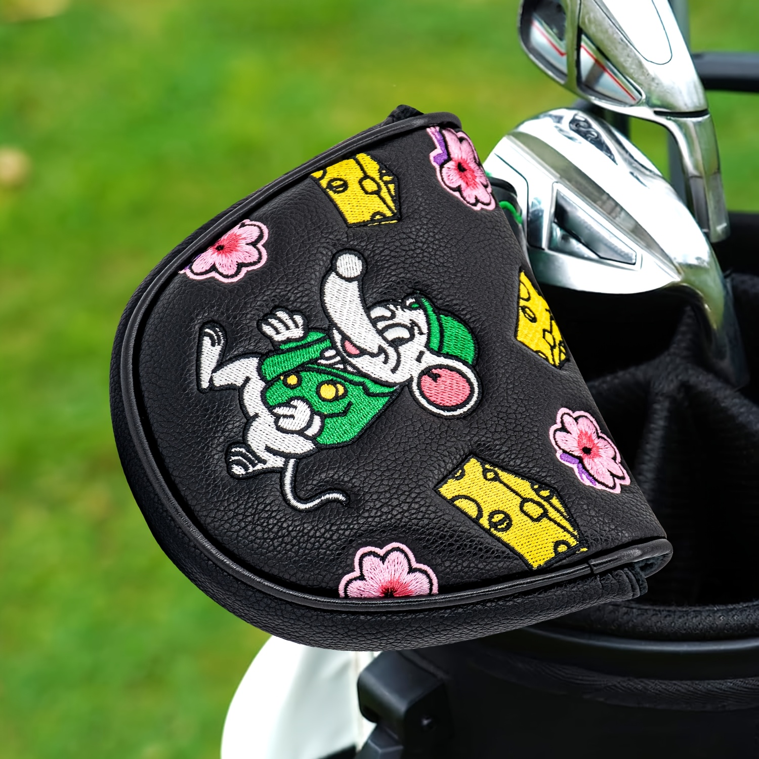 1pc Mouse Cheese Design Golf C - Golf Equipment Storage のレビューと価格