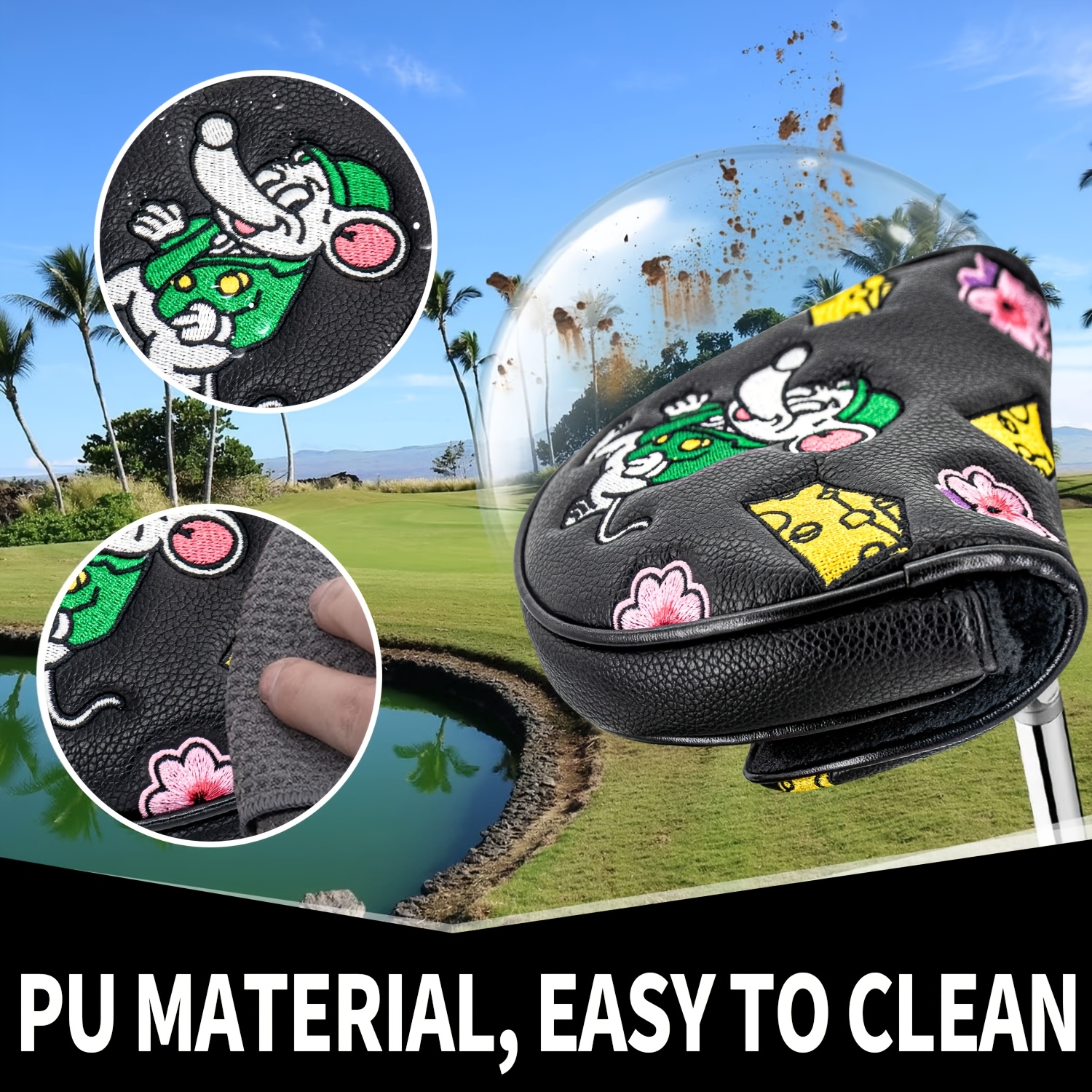 1pc Mouse Cheese Design Golf C - Golf Equipment Storage のレビューと価格