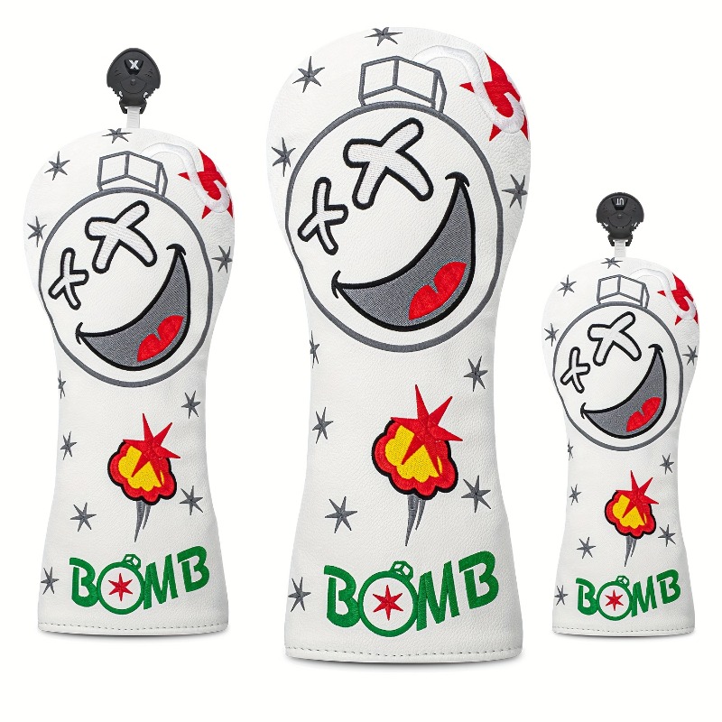 Golf Club Head Cover - White,  - Golf Equipment Storage のレビューと価格