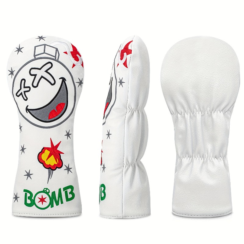 Golf Club Head Cover - White,  - Golf Equipment Storage のレビューと価格