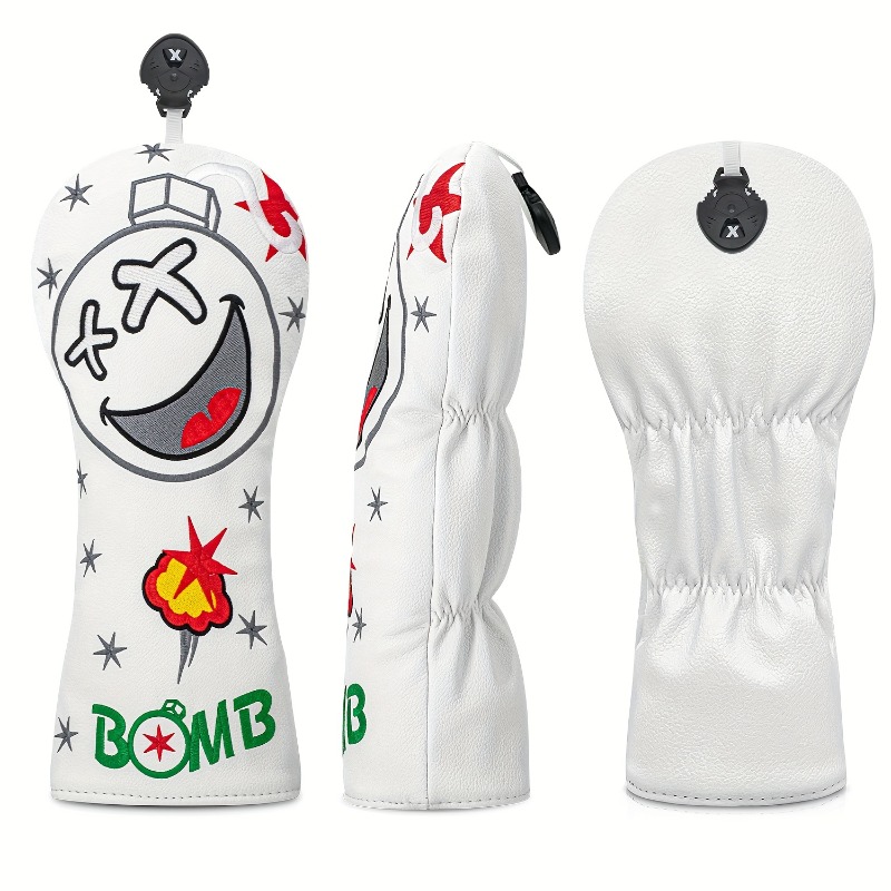 Golf Club Head Cover - White,  - Golf Equipment Storage のレビューと価格