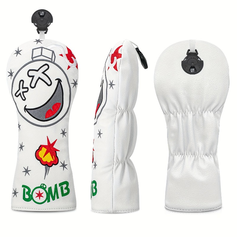 Golf Club Head Cover - White,  - Golf Equipment Storage のレビューと価格