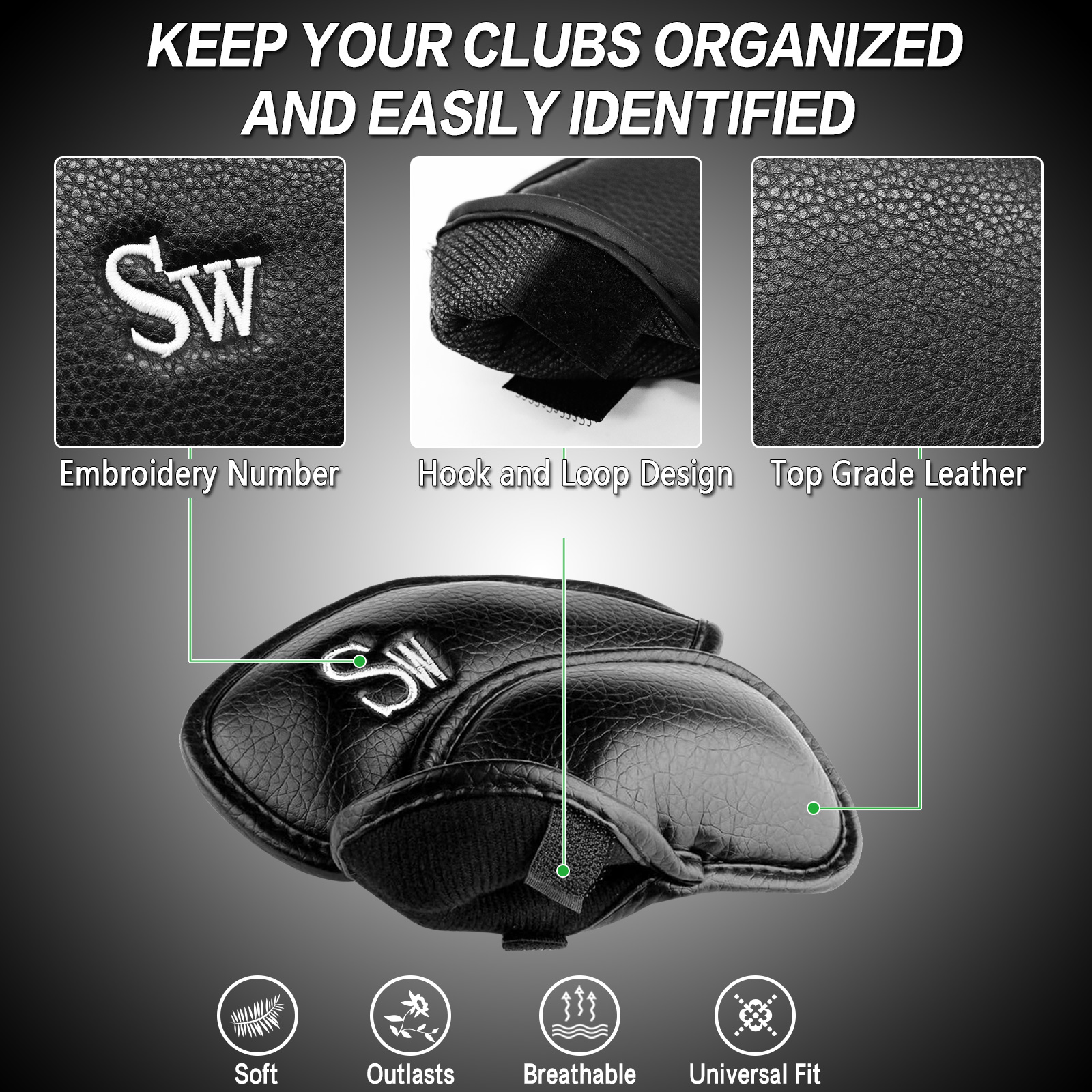 Premium Synthetic Leather Styl - Golf Equipment Storage のレビューと価格