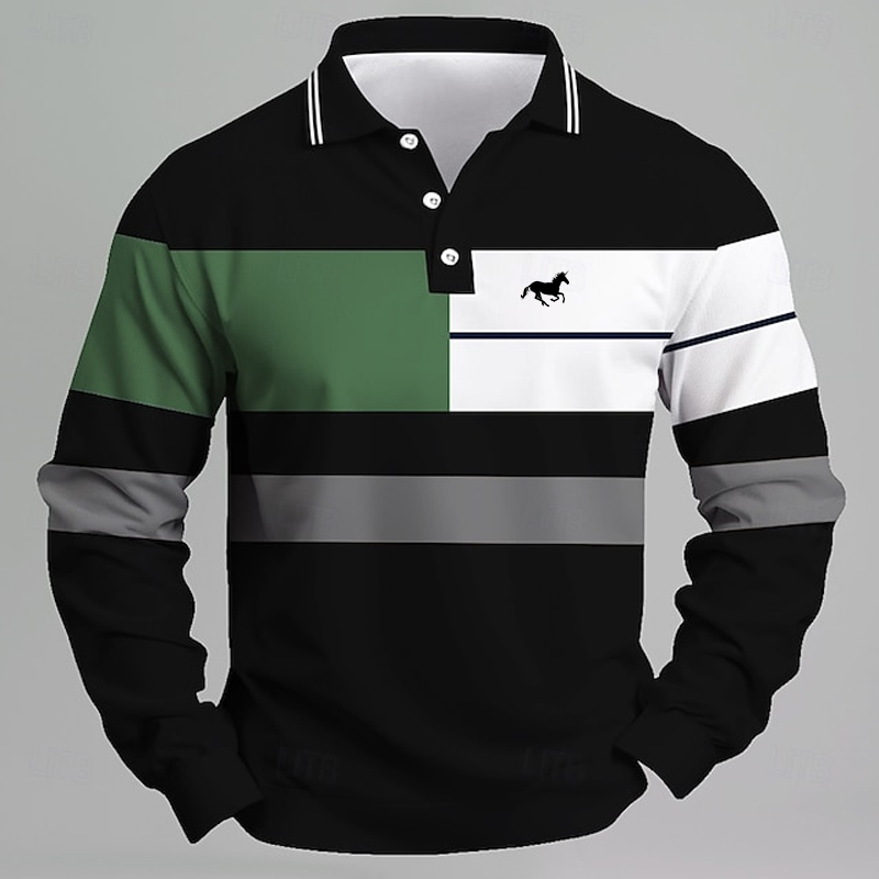 Men's Striped Printed Unicorn  - Golf Equipment Logo のレビューと価格