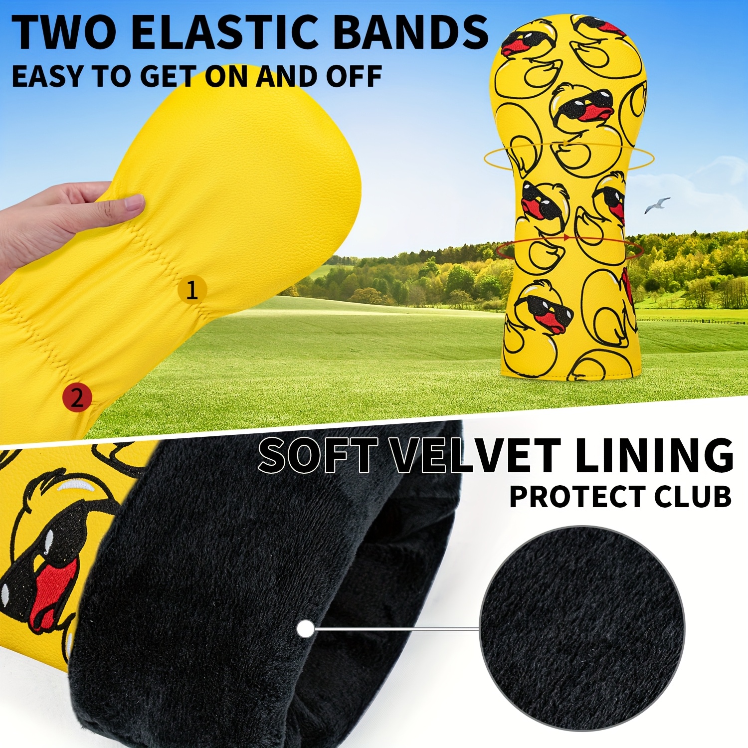 Adorable Yellow Duck-Themed Go - Golf Equipment Storage のレビューと価格