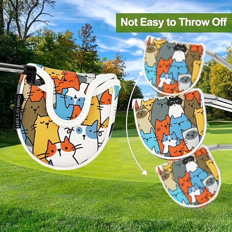 1pc Mallet Putter Head Cover B - Golf Equipment Storage のレビューと価格