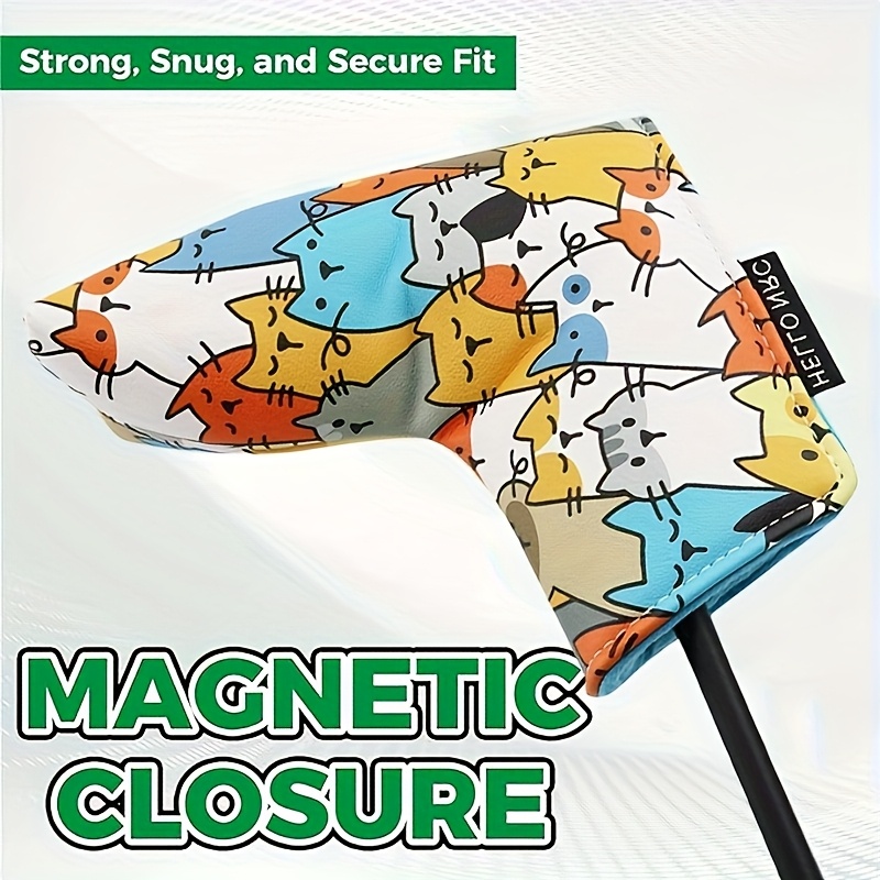 1pc Mallet Putter Head Cover B - Golf Equipment Storage のレビューと価格
