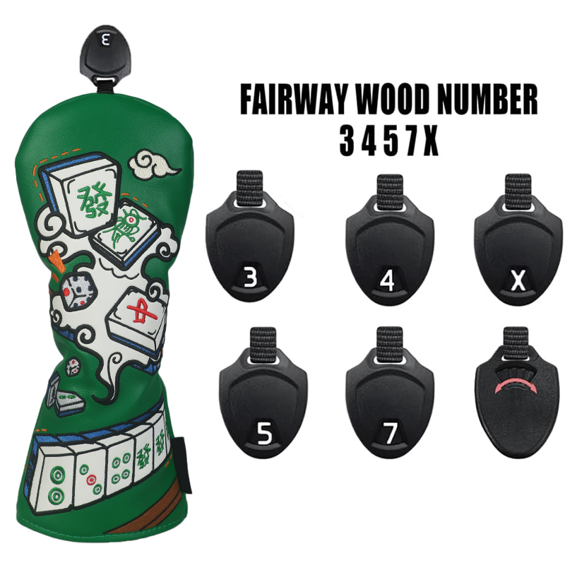 Golf Club Cover, Mahjong Style - Golf Equipment Storage のレビューと価格