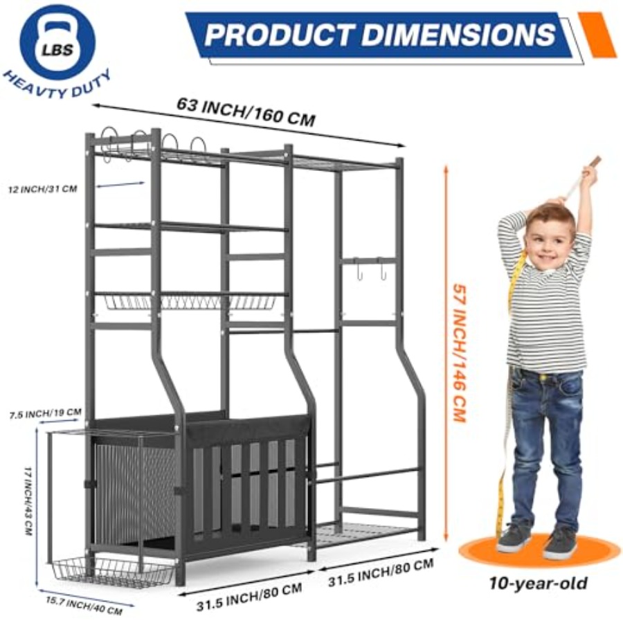 Heavy Duty Garage Sports Equip - Golf Equipment Storage のレビューと価格